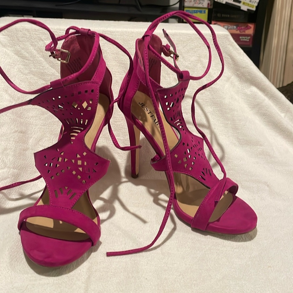 Slightly used; size 8.5